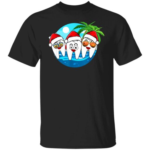 Dental Squad Christmas beach summer dentist shirt $19.95