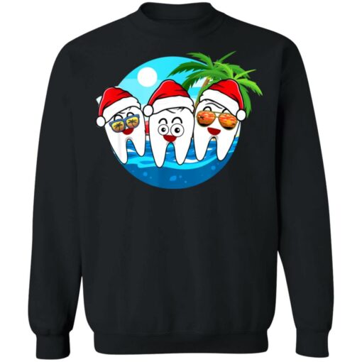 Dental Squad Christmas beach summer dentist shirt $19.95