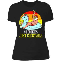 No cookies just cocktails Santa unicorn shirt $19.95 redirect07122021030703 8