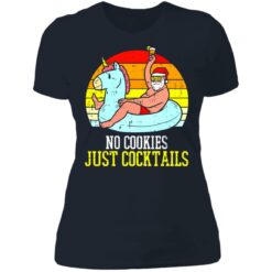 No cookies just cocktails Santa unicorn shirt $19.95 redirect07122021030703 9