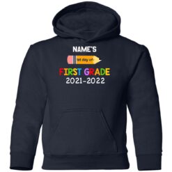 Personalized kids name first grade 2021 shirt $21.95