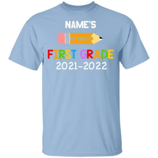 Personalized kids name first grade 2021 shirt $21.95