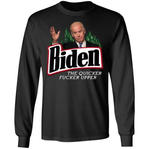 B*den the quicker f*cker upper shirt $19.95 redirect07152021000707 2