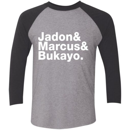 Jadon Marcus Bukayo Tri-Blend 3/4 Sleeve T-Shirt $26.95