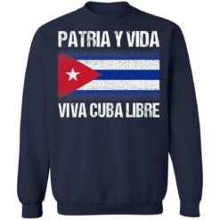 Patria y vida viva Cuba libre shirt $19.95