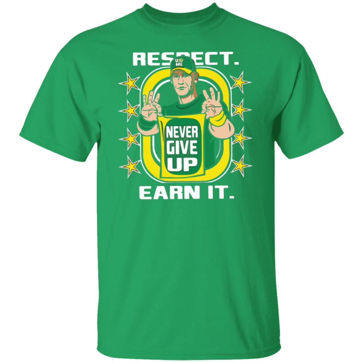 Never give up top shirt