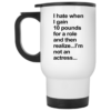 XP8400W White Travel Mug