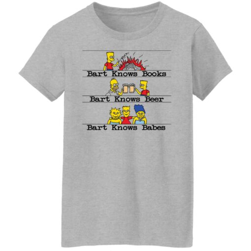 Bart knows books bart knows beer shirt $19.95