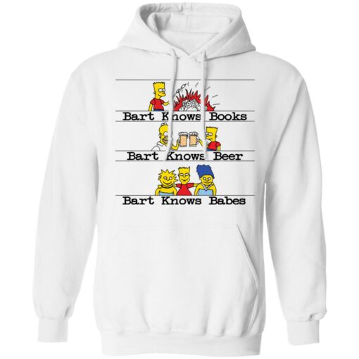 Bart knows books bart knows beer shirt $19.95