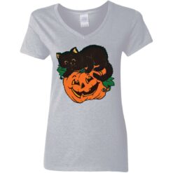 Pumpkin and black cat shirt $19.95