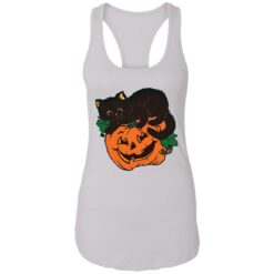 Pumpkin and black cat shirt $19.95