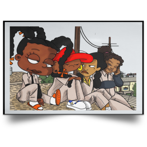 Cartoon characters set it off poster, canvas $21.95