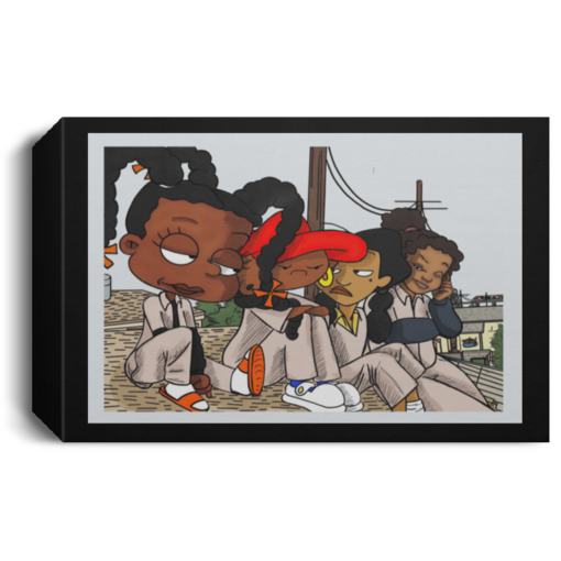 Cartoon characters set it off poster, canvas $21.95