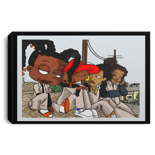 Cartoon characters set it off poster, canvas $21.95