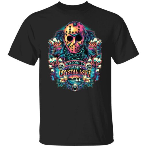 Jason Voorhees welcome to camp crystal lake shirt $19.95