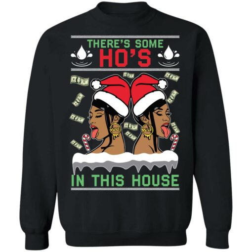 Cardi B there's some ho's in this house Christmas sweater $19.95