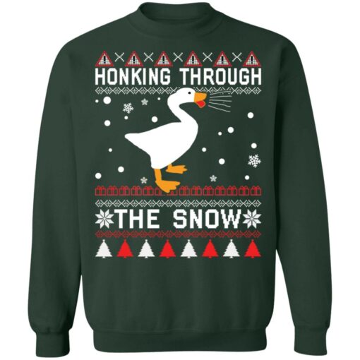 Honking through the snow Christmas sweater $19.95