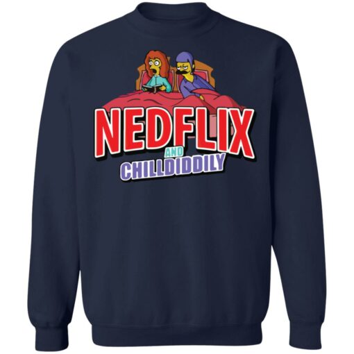 The Simpsons Nedflix and Chilldiddly shirt $19.95