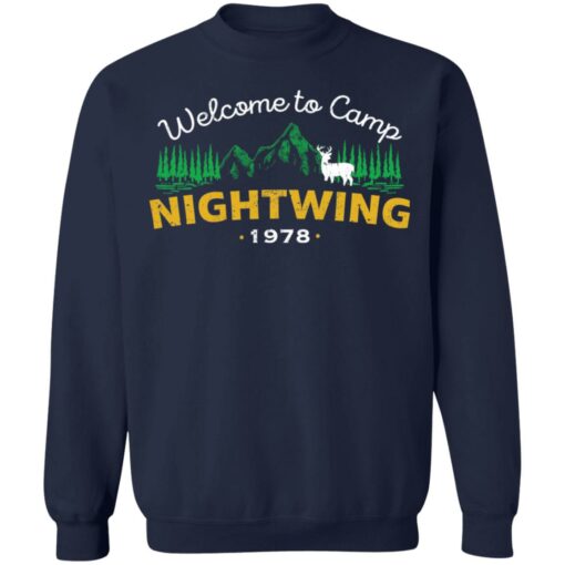 Welcome to camp nightwing 1978 shirt $19.95