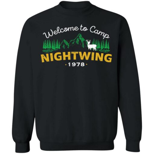 Welcome to camp nightwing 1978 shirt $19.95