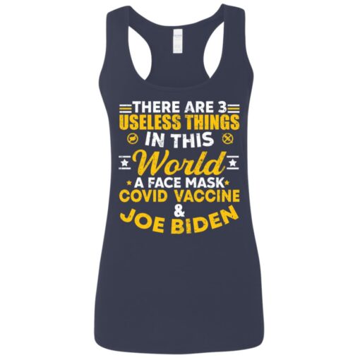 3 useless things a face mask covid vaccine and Joe Biden shirt $19.95