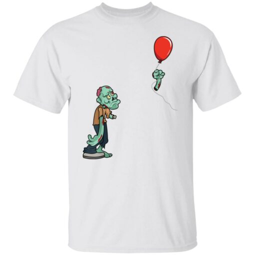 Halloween zombie cut off arm balloon shirt $19.95