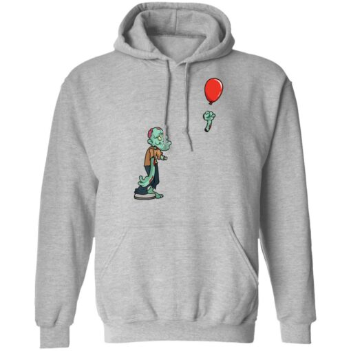 Halloween zombie cut off arm balloon shirt $19.95