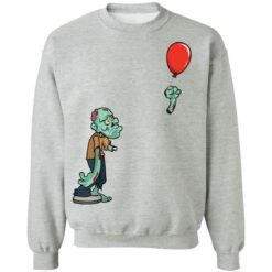 Halloween zombie cut off arm balloon shirt $19.95