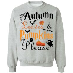 Autumn leaves and pumpkins please shirt $19.95