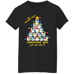 Oh quaran tree christmas 2021 just roll with it christmas sweater $19.95