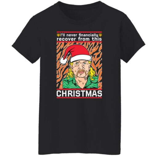 Joe Exotic i'll never financially recover from this christmas sweater $19.95