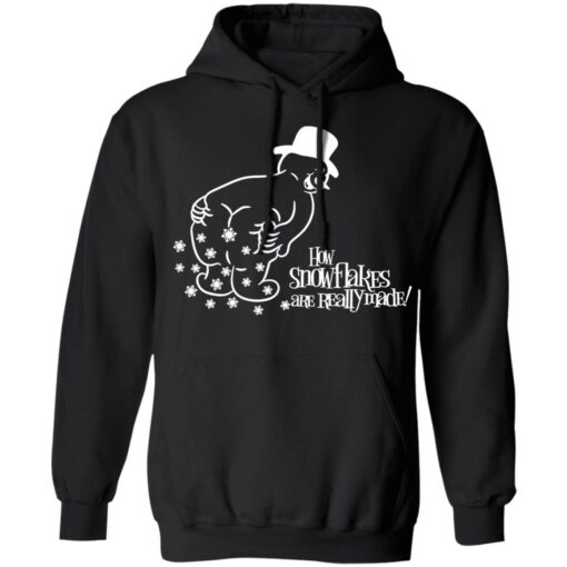 Penguin how snowflakes are really made christmas sweater $19.95