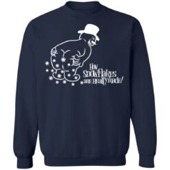 Penguin how snowflakes are really made christmas sweater $19.95