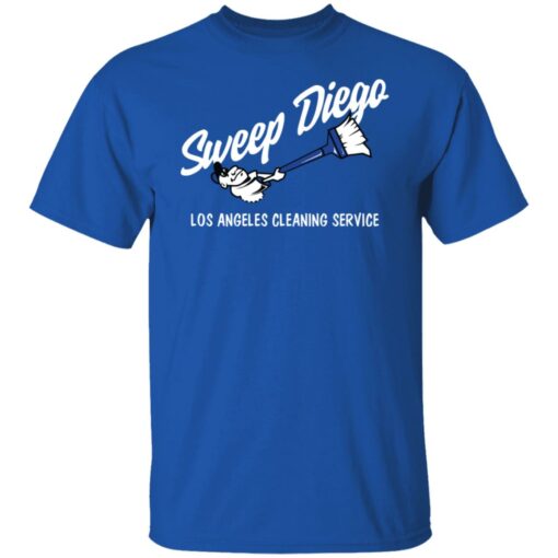 Sweep Diego los angeles cleaning service shirt $19.95