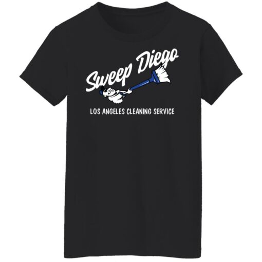 Sweep Diego los angeles cleaning service shirt $19.95