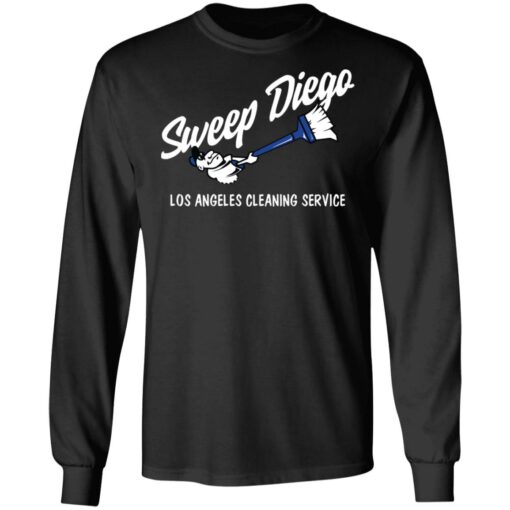 Sweep Diego los angeles cleaning service shirt $19.95