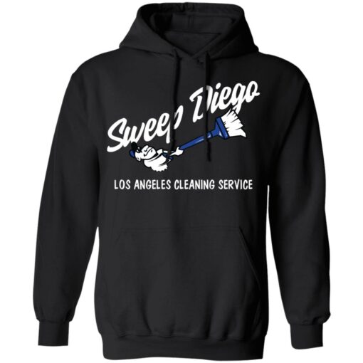 Sweep Diego los angeles cleaning service shirt $19.95