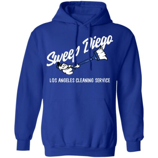 Sweep Diego los angeles cleaning service shirt $19.95