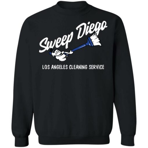 Sweep Diego los angeles cleaning service shirt $19.95