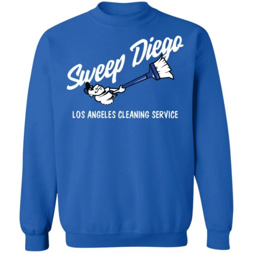 Sweep Diego los angeles cleaning service shirt $19.95