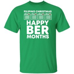 Filipino christmas happy ber months shirt $19.95