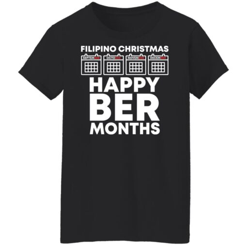 Filipino christmas happy ber months shirt $19.95 redirect08302021000852 2