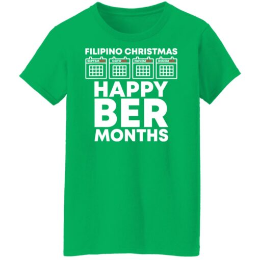 Filipino christmas happy ber months shirt $19.95