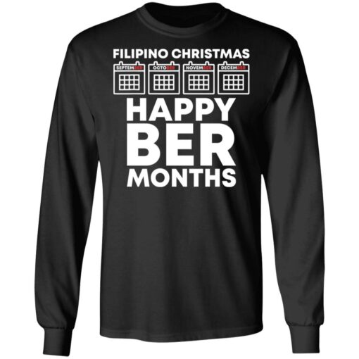 Filipino christmas happy ber months shirt $19.95 redirect08302021000852 4