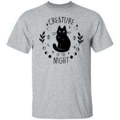 Black cat creature of the night shirt $19.95