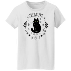 Black cat creature of the night shirt $19.95