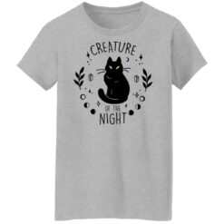 Black cat creature of the night shirt $19.95