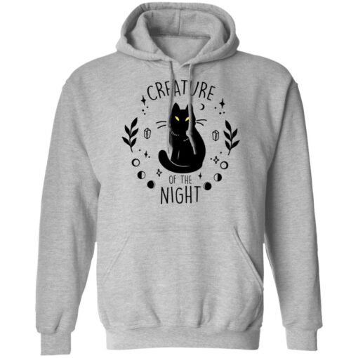 Black cat creature of the night shirt $19.95