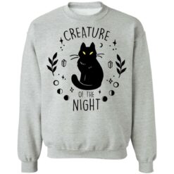 Black cat creature of the night shirt $19.95