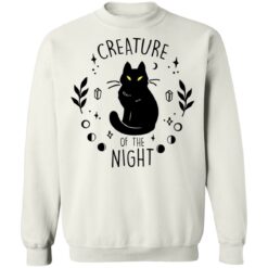 Black cat creature of the night shirt $19.95